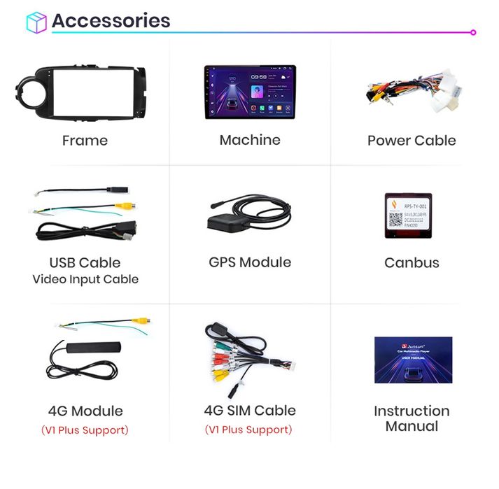 Rádio 9" android Toyota Yaris 2012 a 2017 CARPLAY WIFI GPS 2/32GB Novo