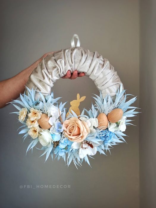 Великодній віночок, вінок на двері, подарунок на 8 березня, день народ