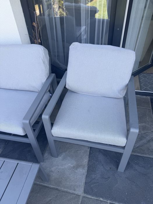 Zestaw wypoczynkowy na taras balkon