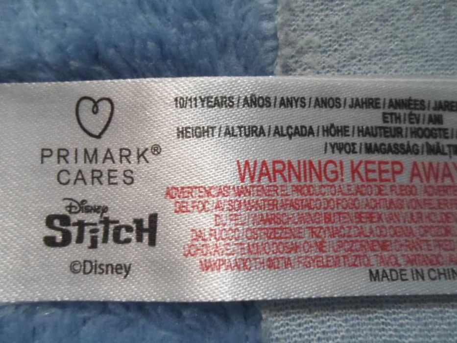 Кигуруми Стич пижама слип флисовый 10-11 лет рост 146