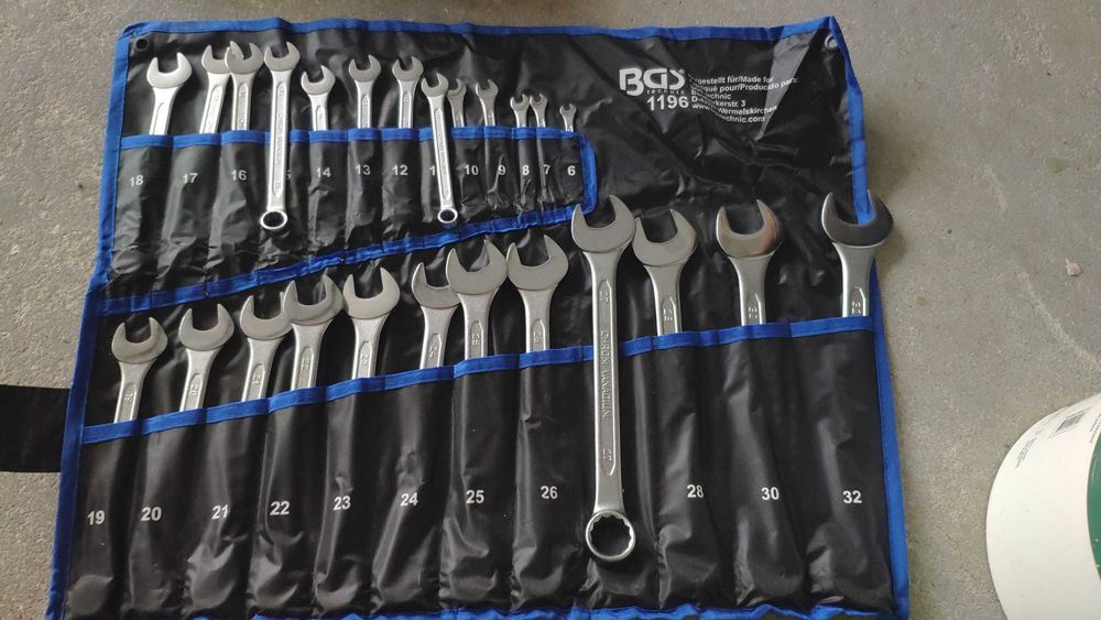 Conjunto 25 chaves BGS Techic boca e anel luneta SW 6 - 32mm
