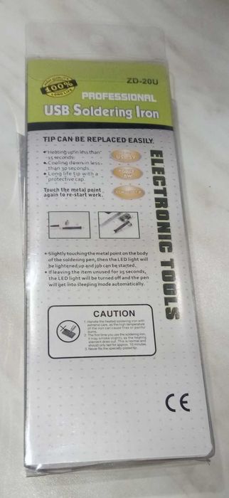 USB паяльник 5V 8 Вт