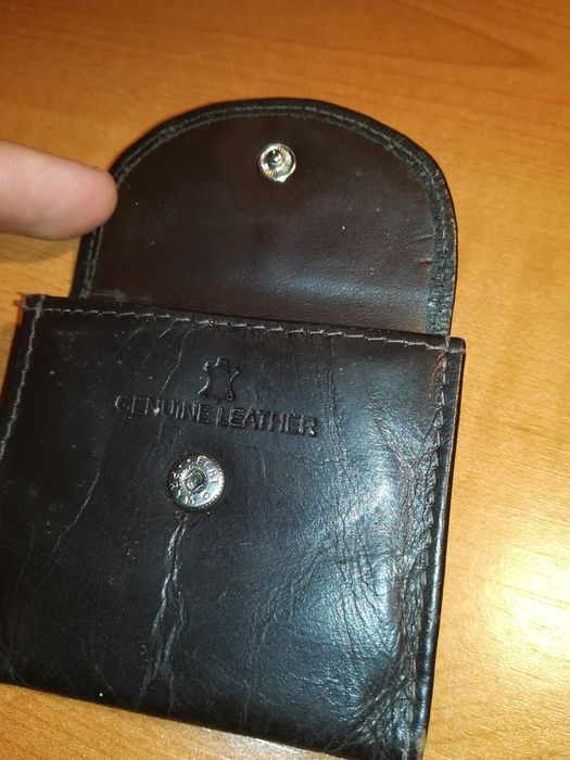 Porta moedas ARCE - pele genuína