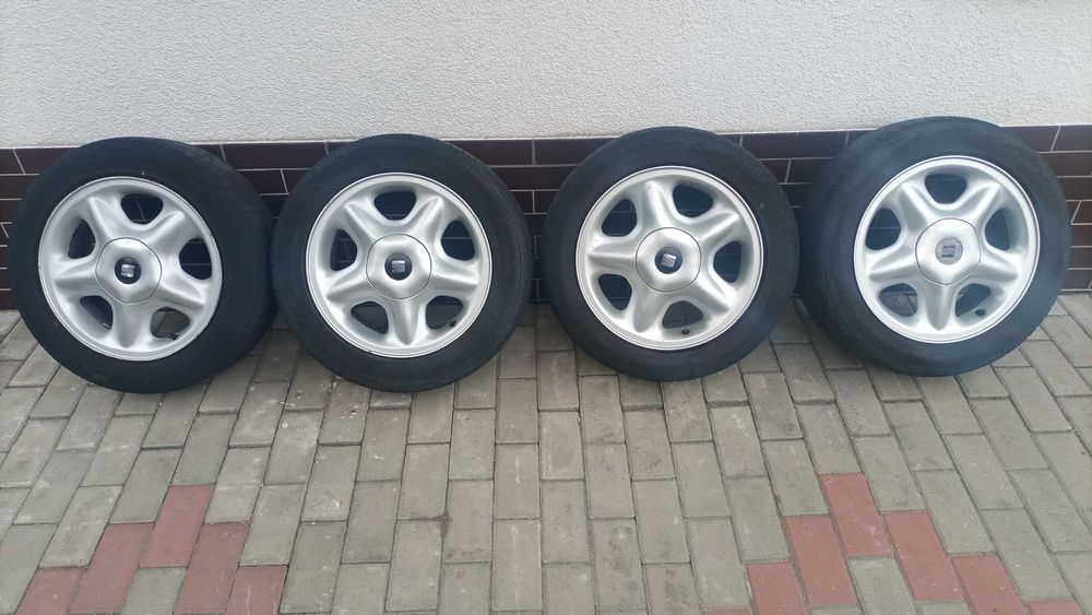 Koła Aluminiowe Seat 15" Z Oponami Letnimi