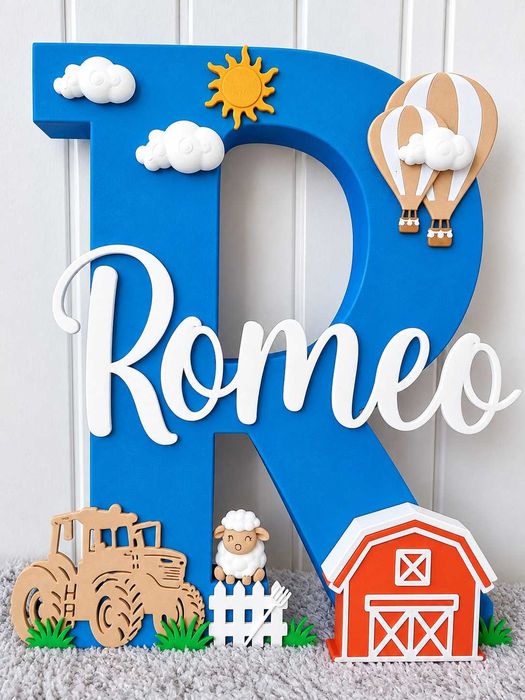 Personalizowana literka 3d