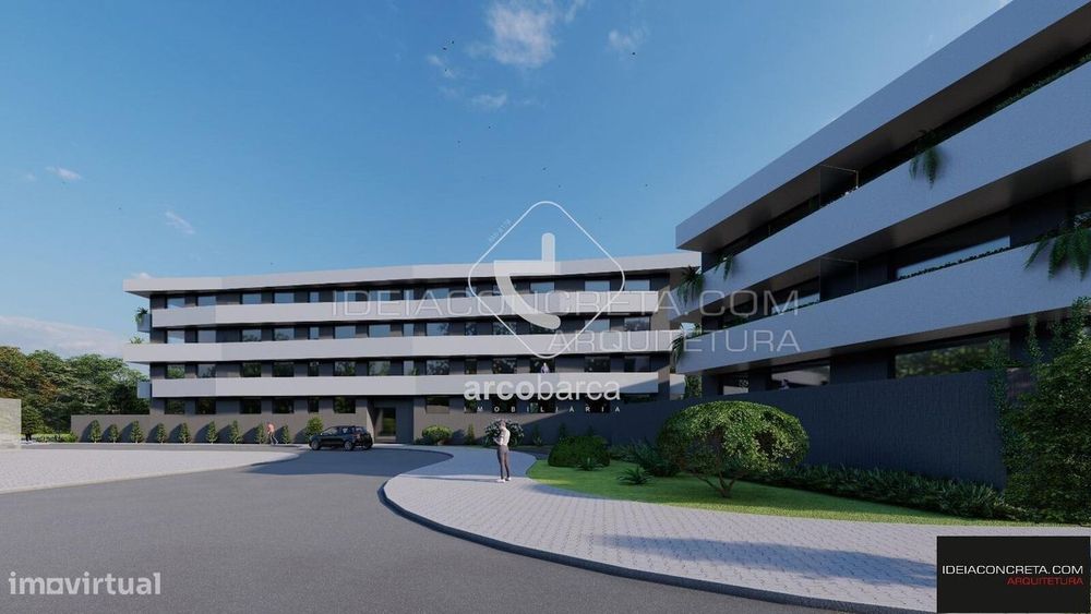 Condomínio Fechado Cidrões composto por dois edifícios com apartamento