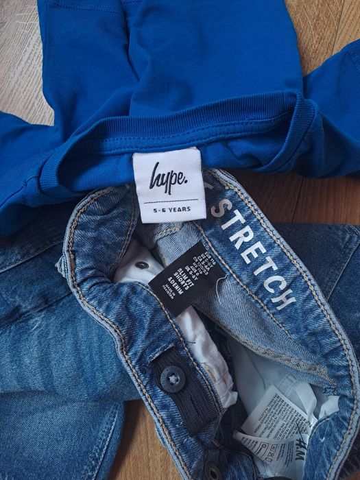 Летние синие джинсовые шорты для девочки/футболка майка топ