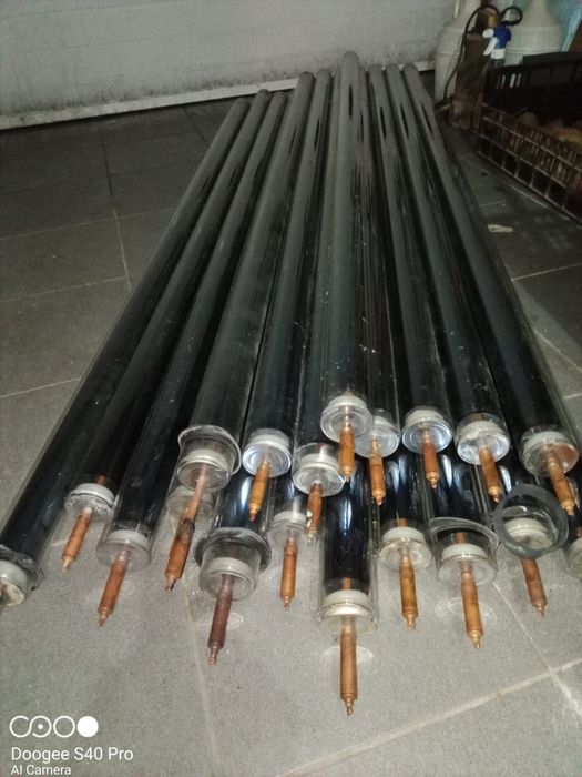 Tubos painel solar