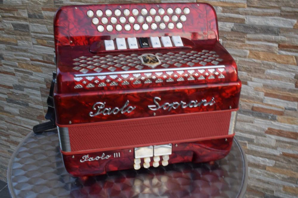 Concertina Paolo Soprani 3 Voz Sol Do Fa