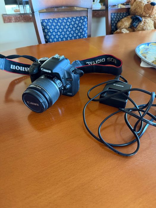 Canon 500d jak nowy obiektyw Canon EF-S 18–55 IS
