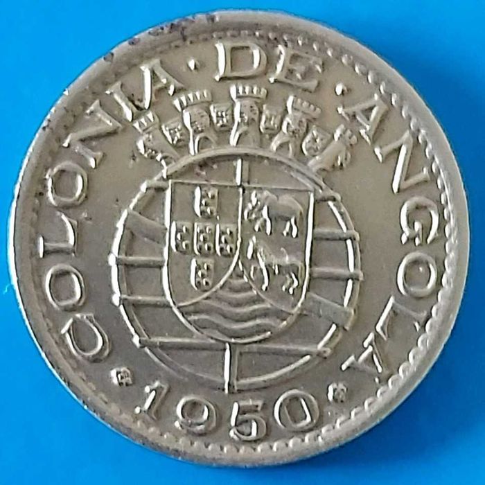 50 Centavos de 1950, Republica Portuguesa, Angola