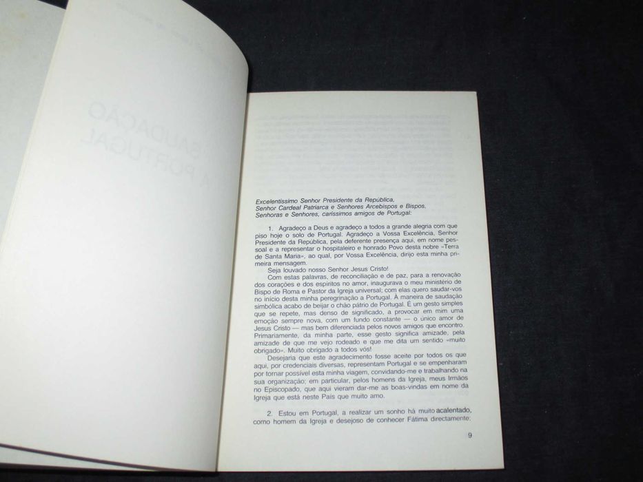 Livro Discursos de João Paulo II em Portugal