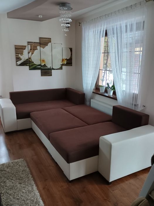 Narożnik rozkładany w bardzo dobrym stanie