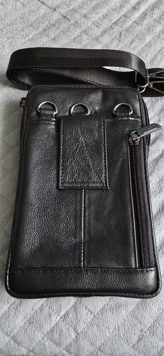 Skórzana saszetka na telefon