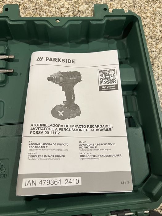Aparafusadora de impacto Parkside