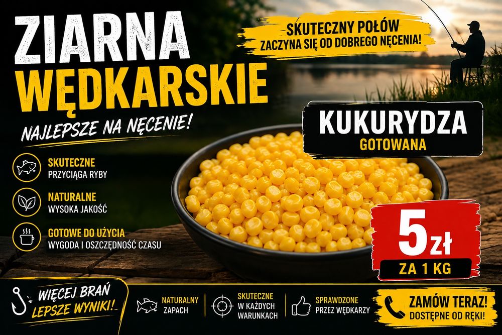 Ziarna wędkarskie (kukurydza)