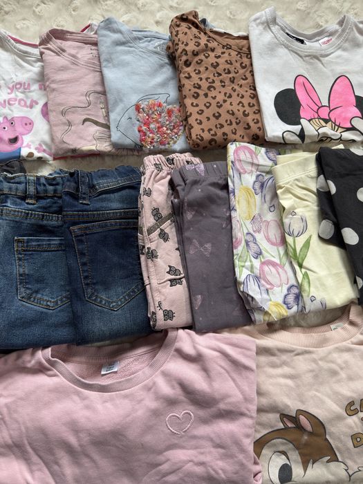 Zestaw ubrań dla dziewczynki 4-6 lat