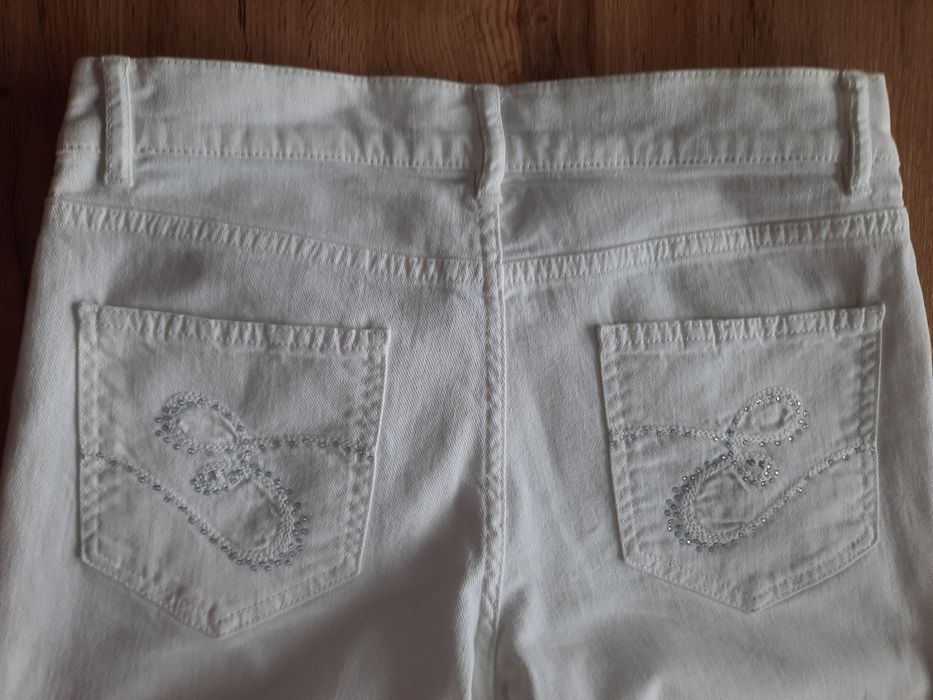 Escada sport jeansy kryształki swarovski 100% oryginalne! roz S/M