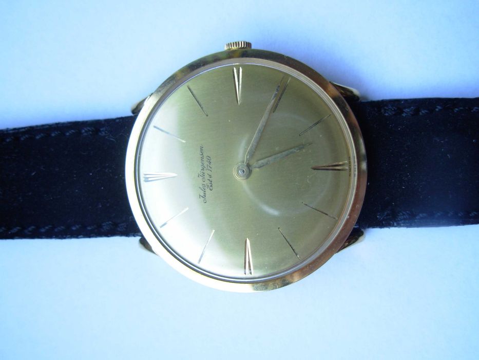 Złoty zegarek Jules Jurgensen 18K