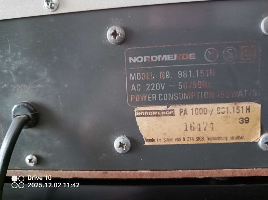 wzmacniacz stereofoniczny HiFi Normande PA1000 dobry stan wej.Phono