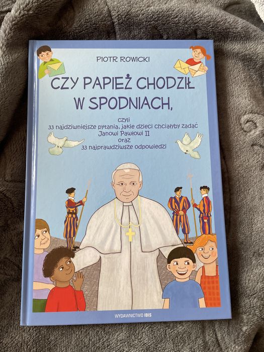 Ksiazka „czy papiez chodzil w spodniach” prezent na komunie