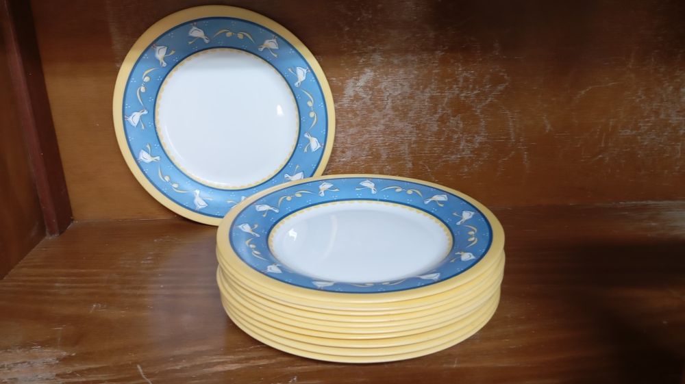 Conjunto 11 pratos de sobremesa