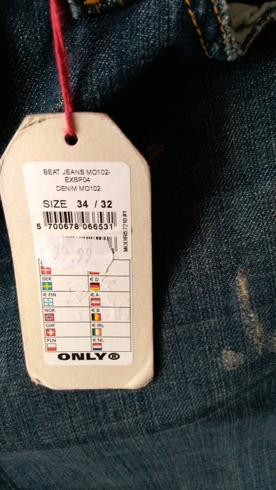 Nowe spodnie dzinsowe Only 34 32