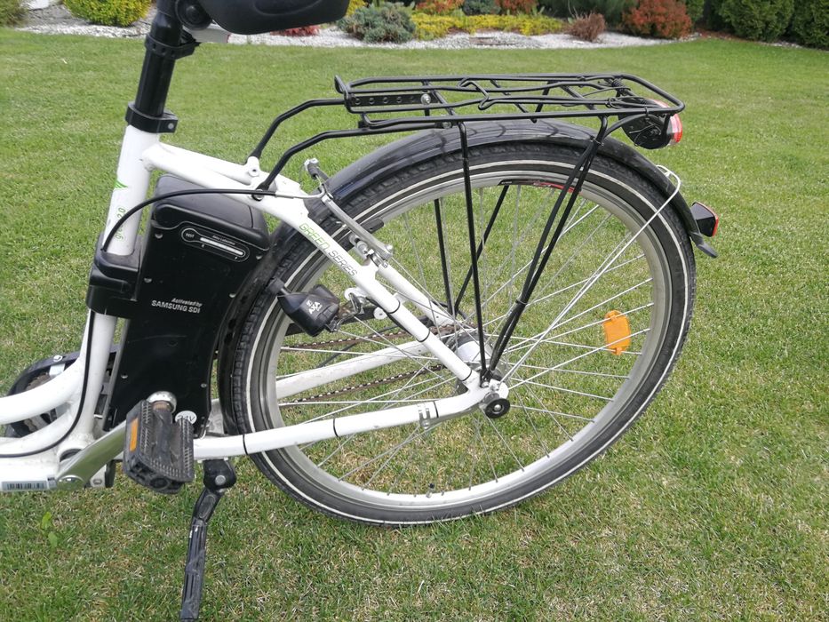 Rower niemiecki elektryk bateria samsung Zundapp 28cali kola niska ram