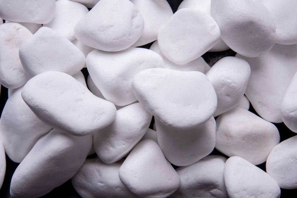 Kamień ogrodowy Thassos otoczak biały 1-3cm 2-4cm 3-6cm 4-8cm 8-13cm,