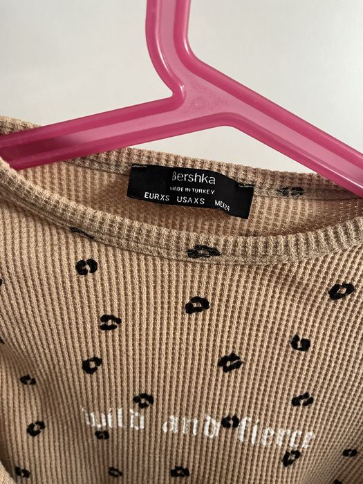 Crop top bershka 34 panterka