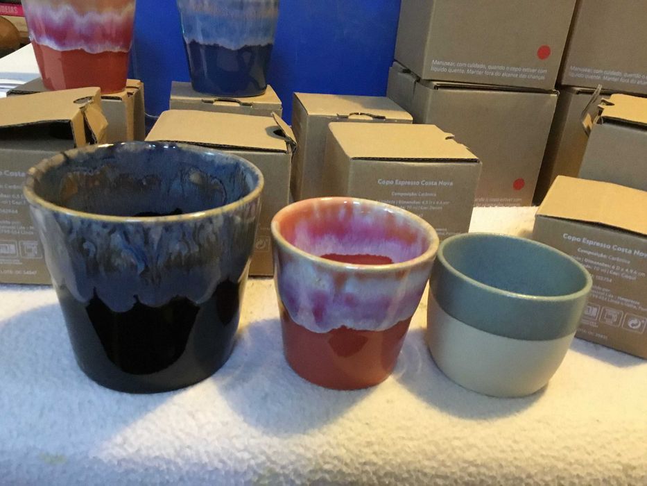 Copos Nespresso - Costa Nova - colecionáveis variados