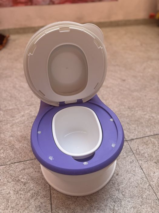 Nessa baby penico com compartimento traseiro para papel higiênico