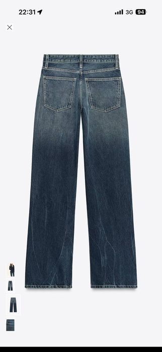 Джинси Zara low-rise wed leg