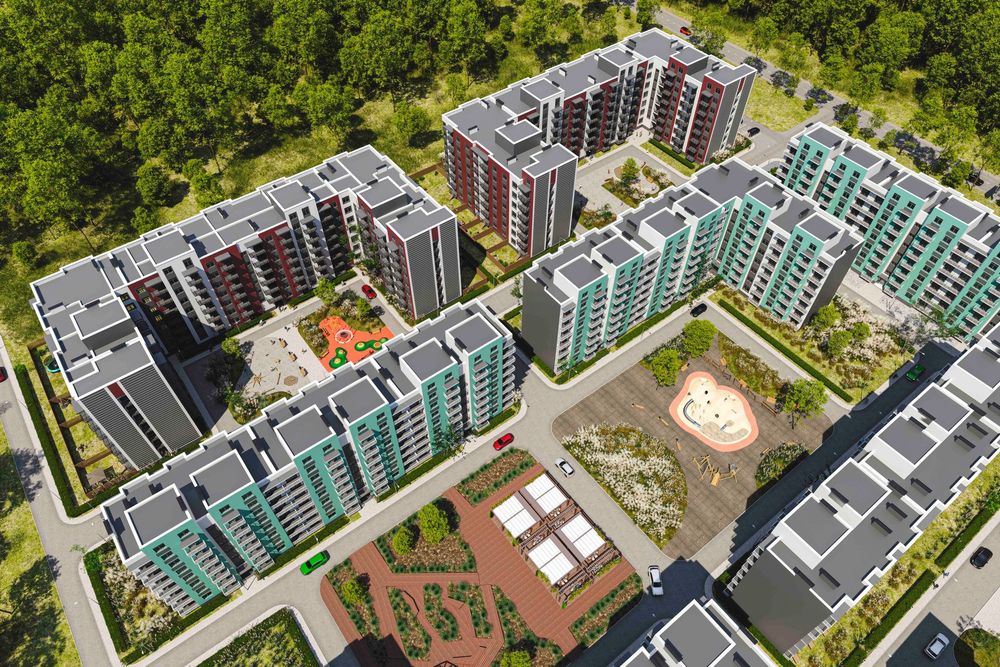 Нова 1-к квартира 36,4 м2 в ЖК Амстердам Клубний, Білогородка