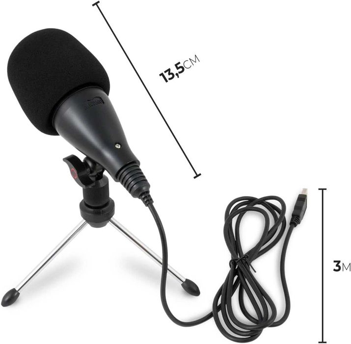 Microfone e Fone - Marca Arcano