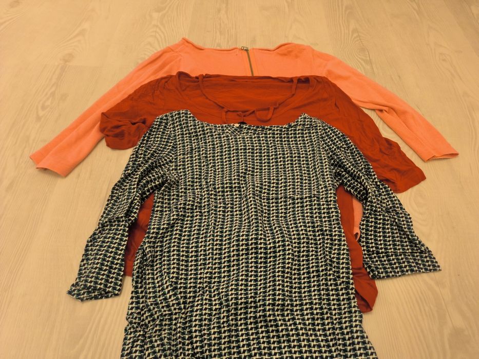 4 Sweterki, 3 bluzki Cubus, H&M, Stradivarius i inne zestaw ubrań