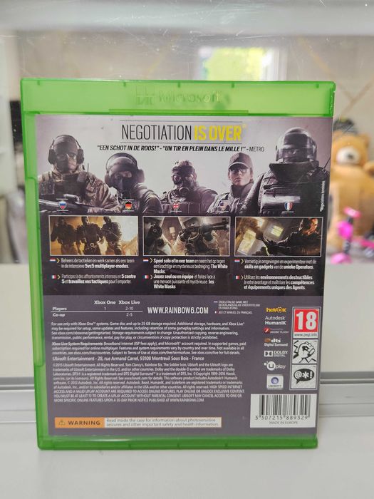 Gra na XBOX One - Tom Clancys Rainbow Six Siege