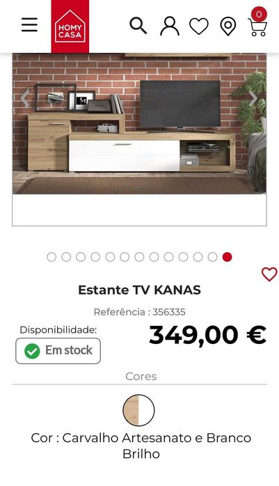 Conjunto de móvel de sala/estante de TV, do Homycasa