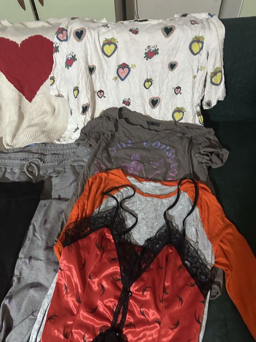 Zestaw paczka 10 ubrań damskich L/XL