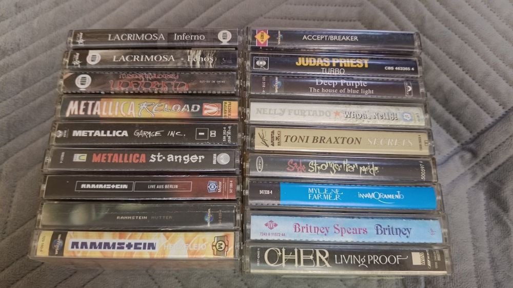 ‼️ Аудио кассеты  ‼️ аудиокассеты аудіо касети 18 шт рок