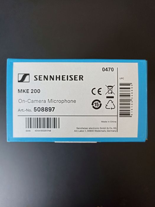 Sennheiser MKE 200 - Microfone Direcional (NOVO)