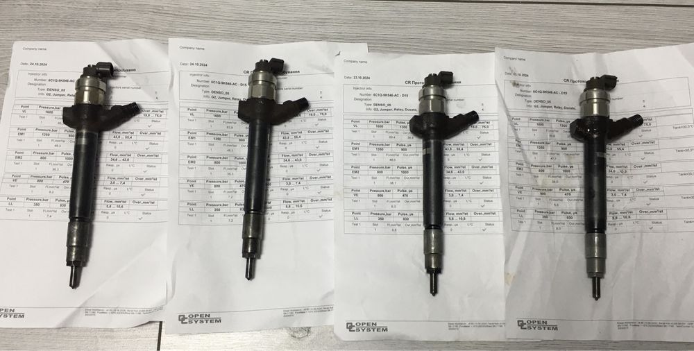 Форсунки Tranzit,Jumper,Boxer 2.2