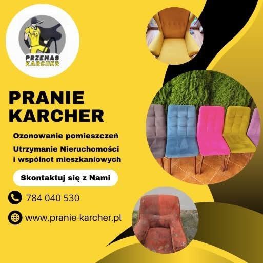 Karcher-Pranie Tapicerek -wykładzin Dywanów - Ozonowanie Pomieszczeń