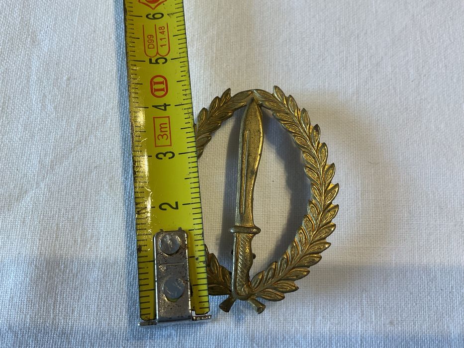 Crachá antigo, distintivo dos militares Fuzileiros