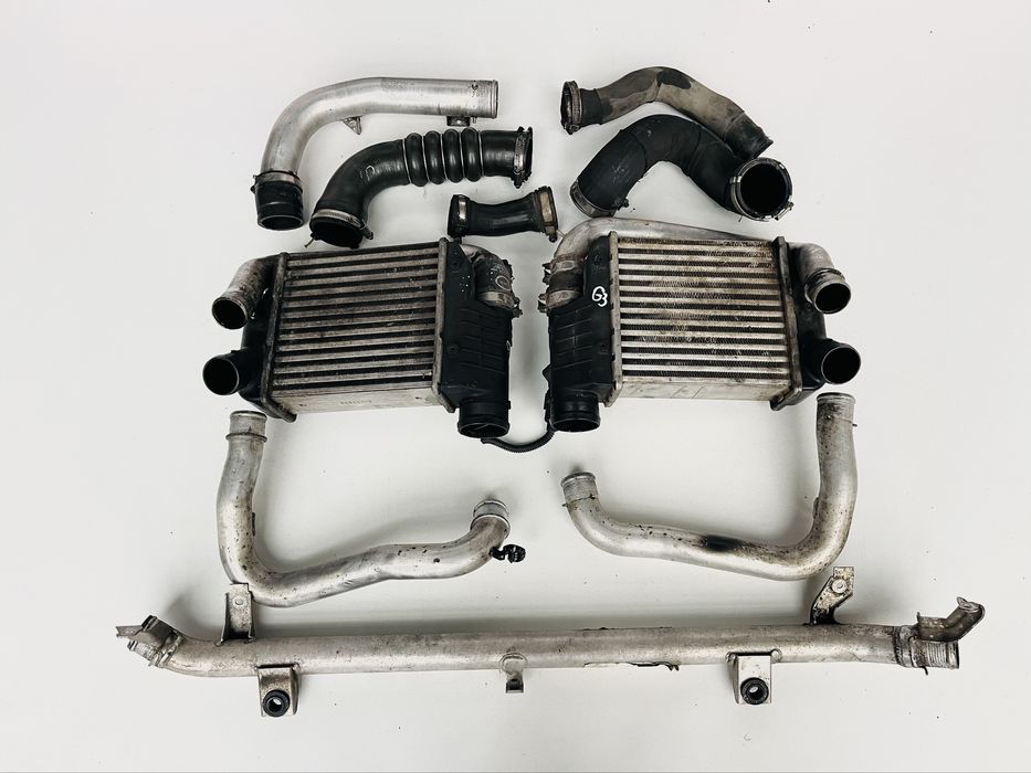 Радіатор Інтеркулер Audi A6 C6 2.7 3.0 Патрубок Шланг Интеркулер