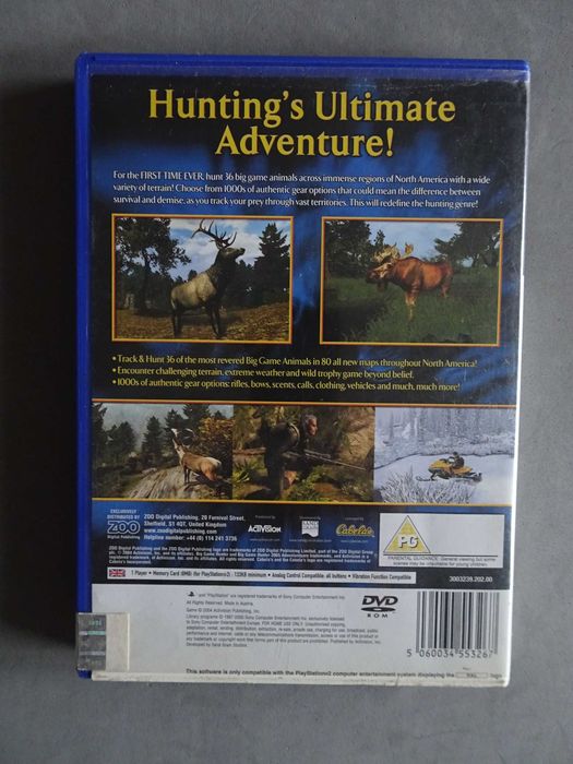 Jogo Playstation 2 - Cabela's Big Game Hunter