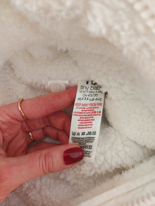 Zimowy kombinezon dla noworodka