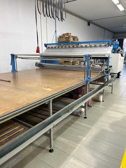 Carro de Estender Malha/Tecidos c/ Serra de Fita | Têxtil Industrial