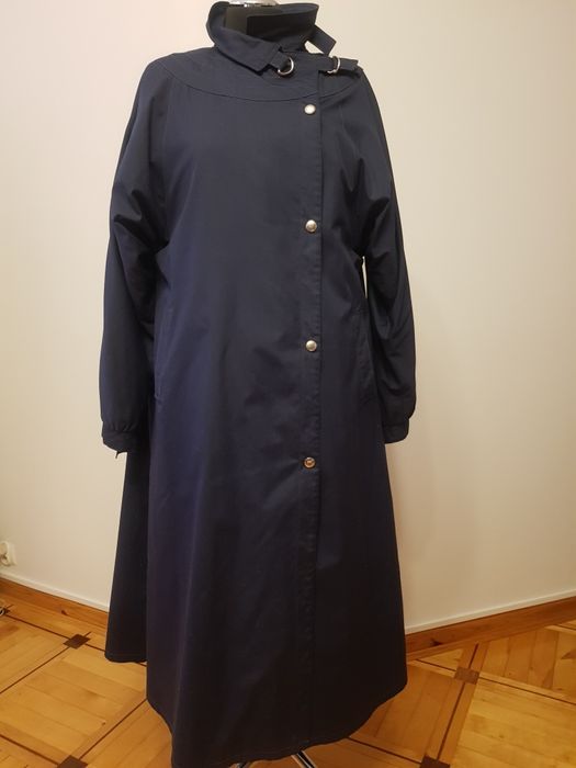 Płaszcz wiosenny, granatowy, rozmiar L/XL