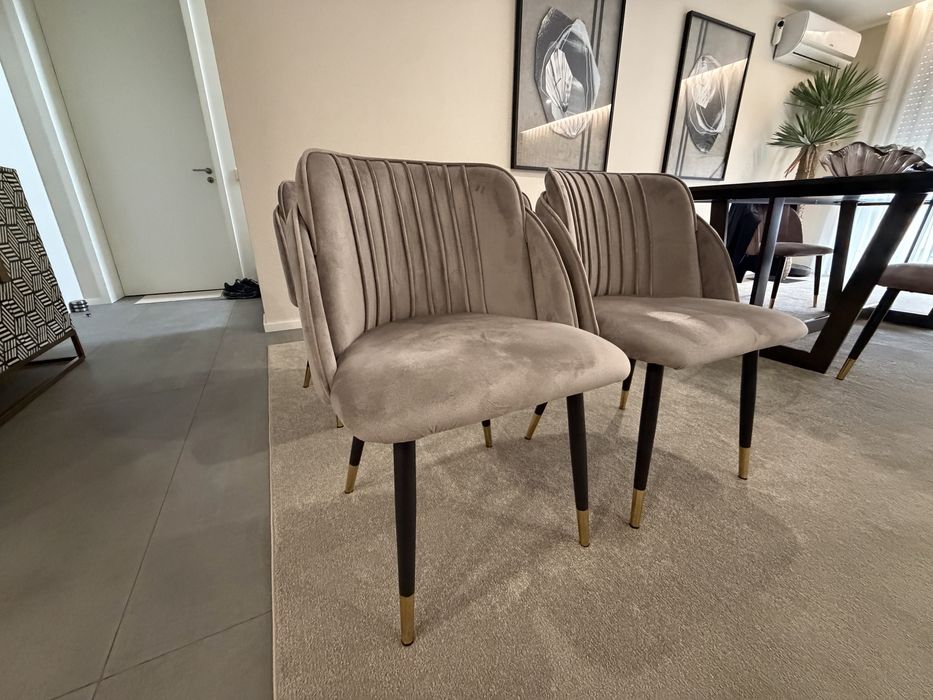 Conjunto de 4 cadeiras para mesa de jantar
